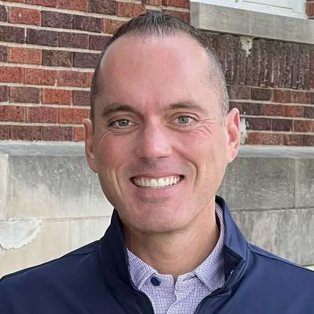 Aaron Blass smiling at camera