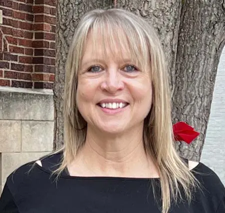 Lisa Hoffman smiling at camera