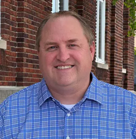 Mark VanderLinden smiling at camera